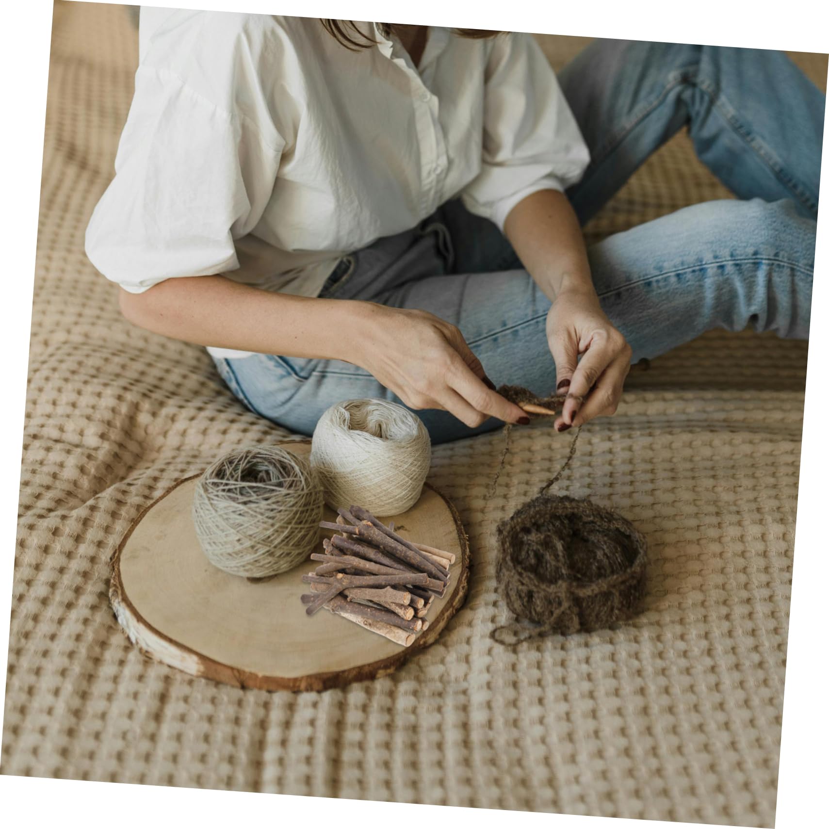 Uonlytech 5 Ensembles Bâtons Naturels Pour Diy Accessoires Artisanaux Pour Décorations Props Photo 20 Pièces * 5
