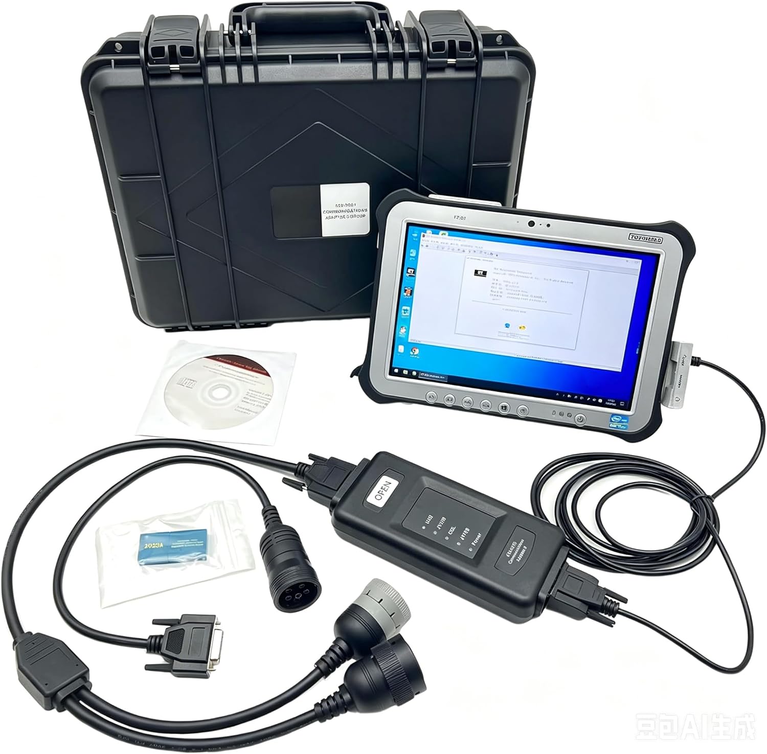 Generic 2026A Cat Electronic Technician Software CAT ET4 478-0235, 2019A 2023A for ET4 Diagnostic Communication Adapter IV CAT ET Truck Diagnostic Tool(ET4 with Table)