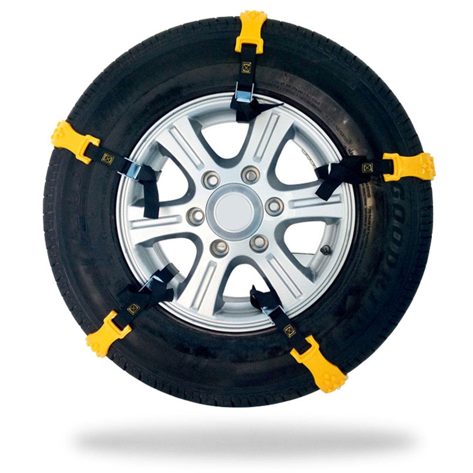 CATENE DA NEVE DA NEVE ANTISCIVOLO – ADESIVO Fango auto forte durevole per tutta la stagione, catene per pneumatici fantasia per SUV