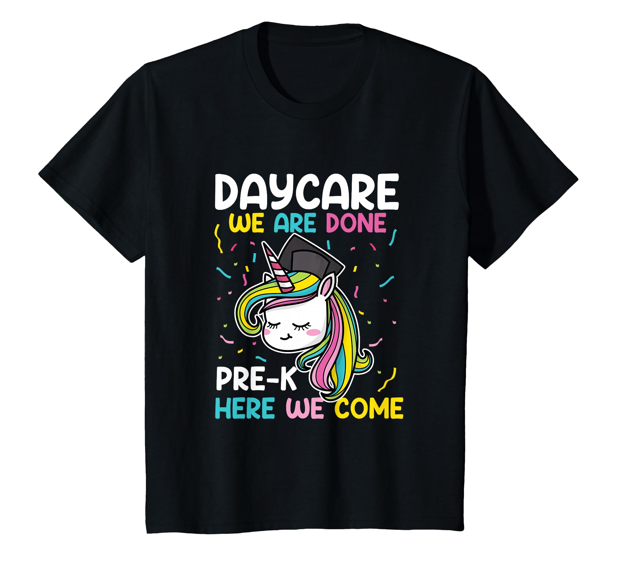 Kids Daycare Graduation Unicorn Last Day of School Kids T-Shirt