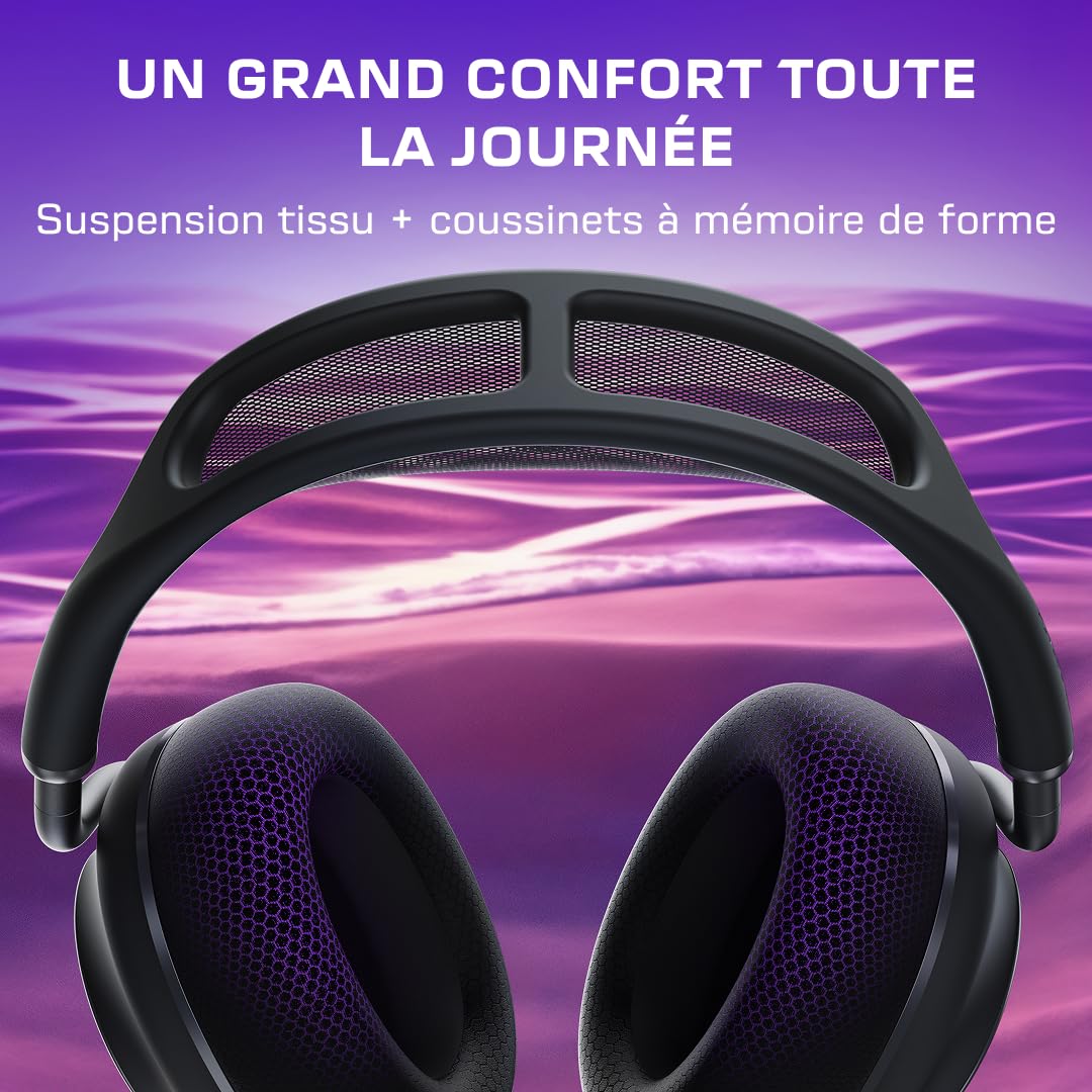 Turtle Beach Stealth Pro II Noir Casque Gaming sans Fil pour Xbox Series X & S, PS5 et PC avec Audio sans Fil Hi-Res certifié, Son Spatial Dolby Atmos, Isolation Acoustique Active et CrossPlay 2.0