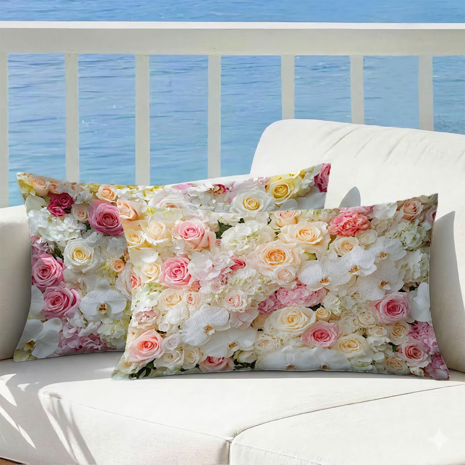 Housse de coussin 60x80 rose pour sublimer votre salon et grand jardin