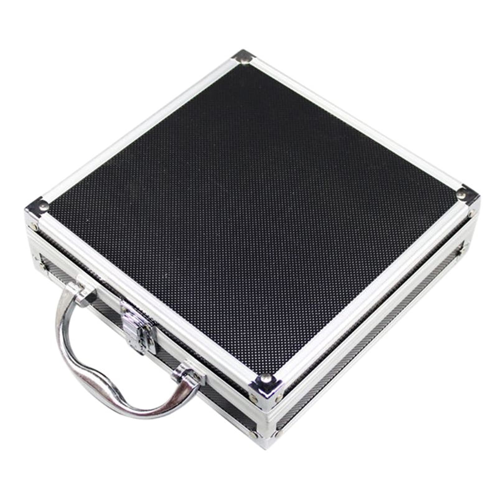 Cassetta Portautensili/Cassetta Attrezzi Cassetta portautensili in lega di alluminio Cassa da trasporto portatile con manico in metallo toolbox toolbox con spugna for uso domestico all'organizzatore h