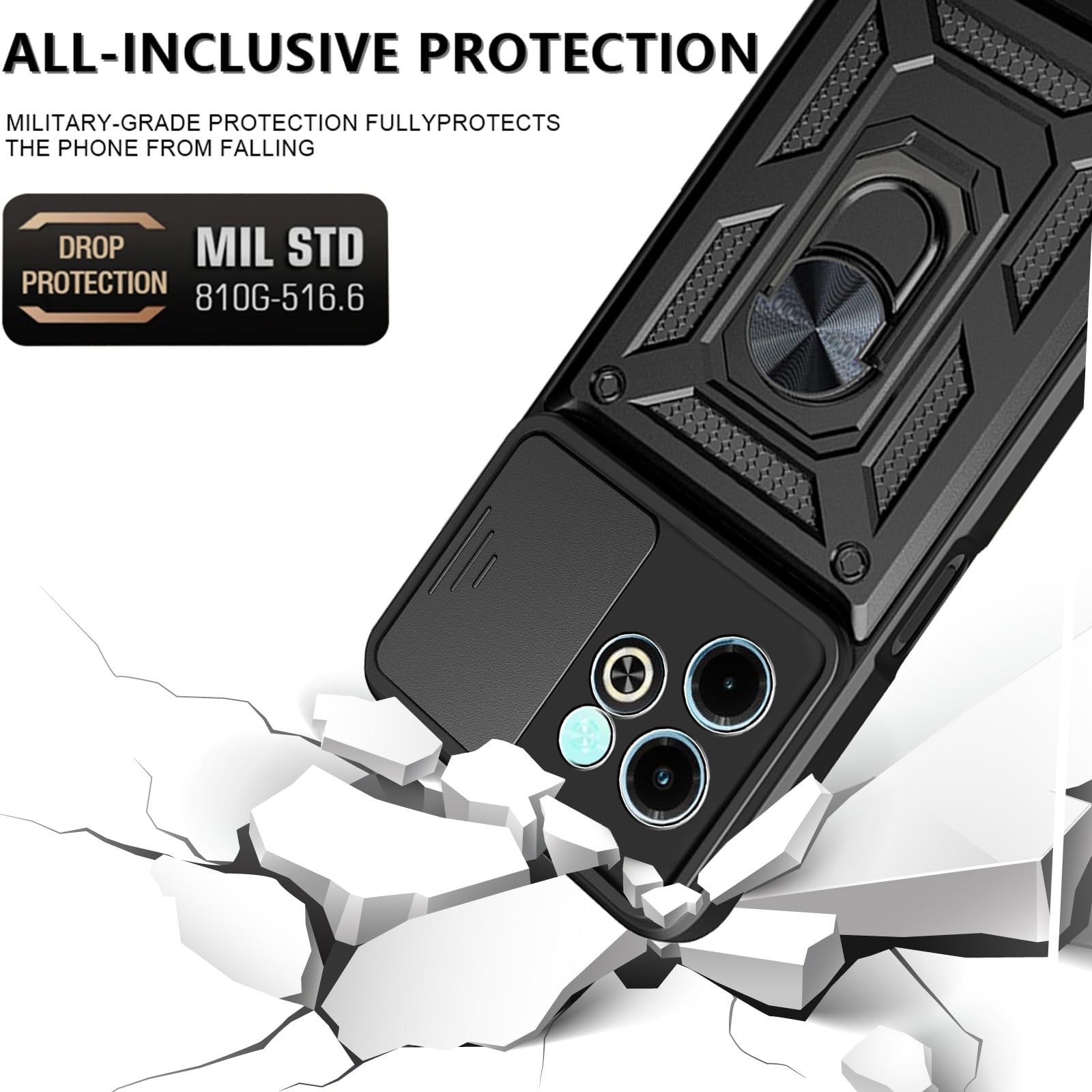 KZIOACSH Case for Infinix Hot 40i/Infinix Smart 8 - Image 2
