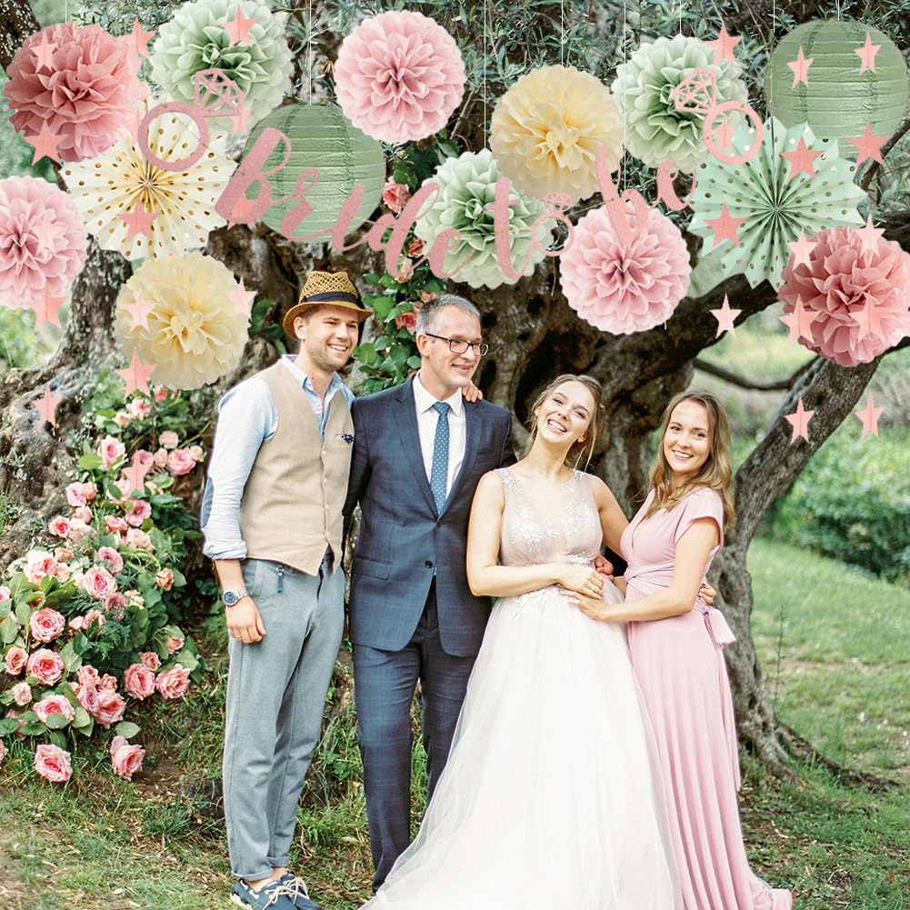 Decoraciones De Despedida De Soltera, Color Rosa Polvoriento, image size:1001x1001