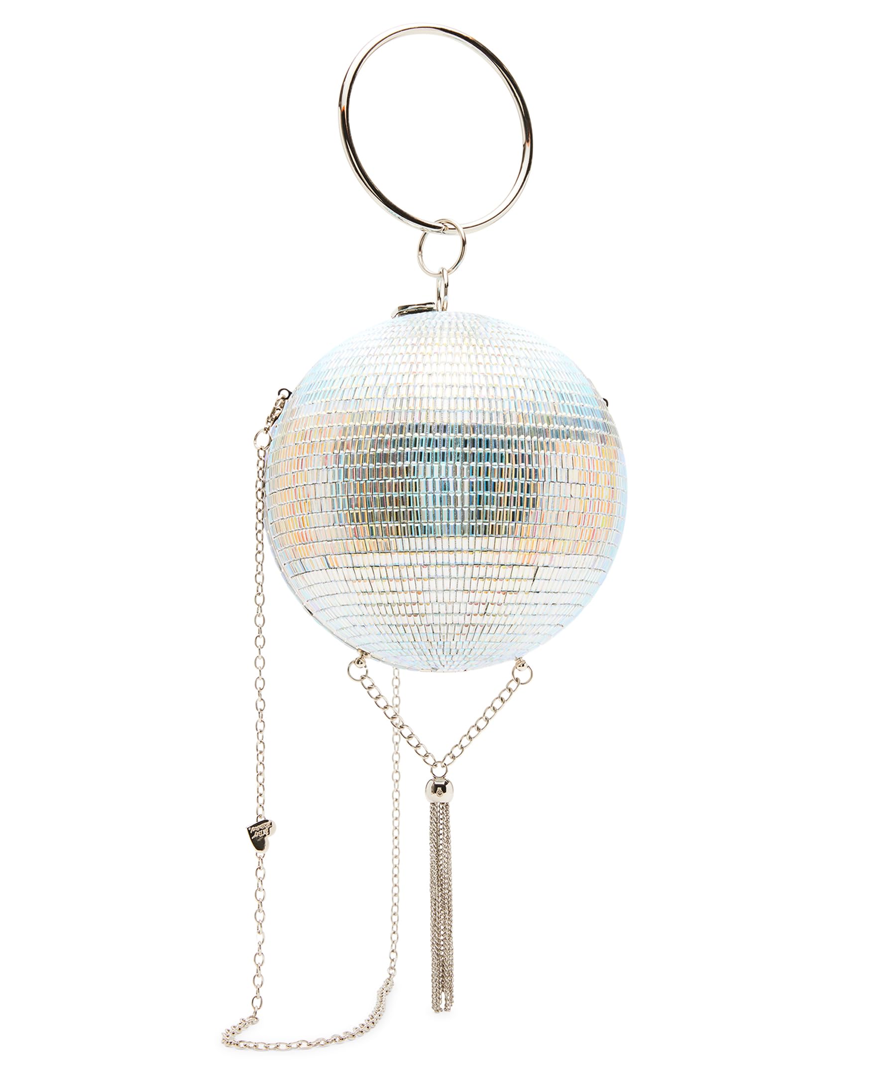 Betsey Johnson Women's Dancin Queen Disco Ball Bag, Iridescent, One Size
