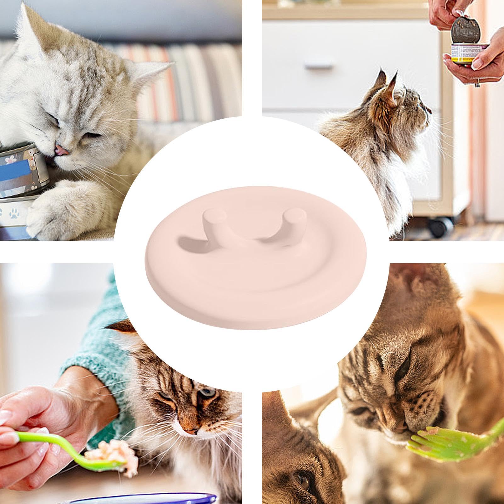 Cute Cat Food Covers, Pet Food Toppers, Canned Food Supplies, Dog Food Can Lid, Pet Food Feeding Tools, Wet Food Can Lid, helping keep wet food freshness for your cat or dog