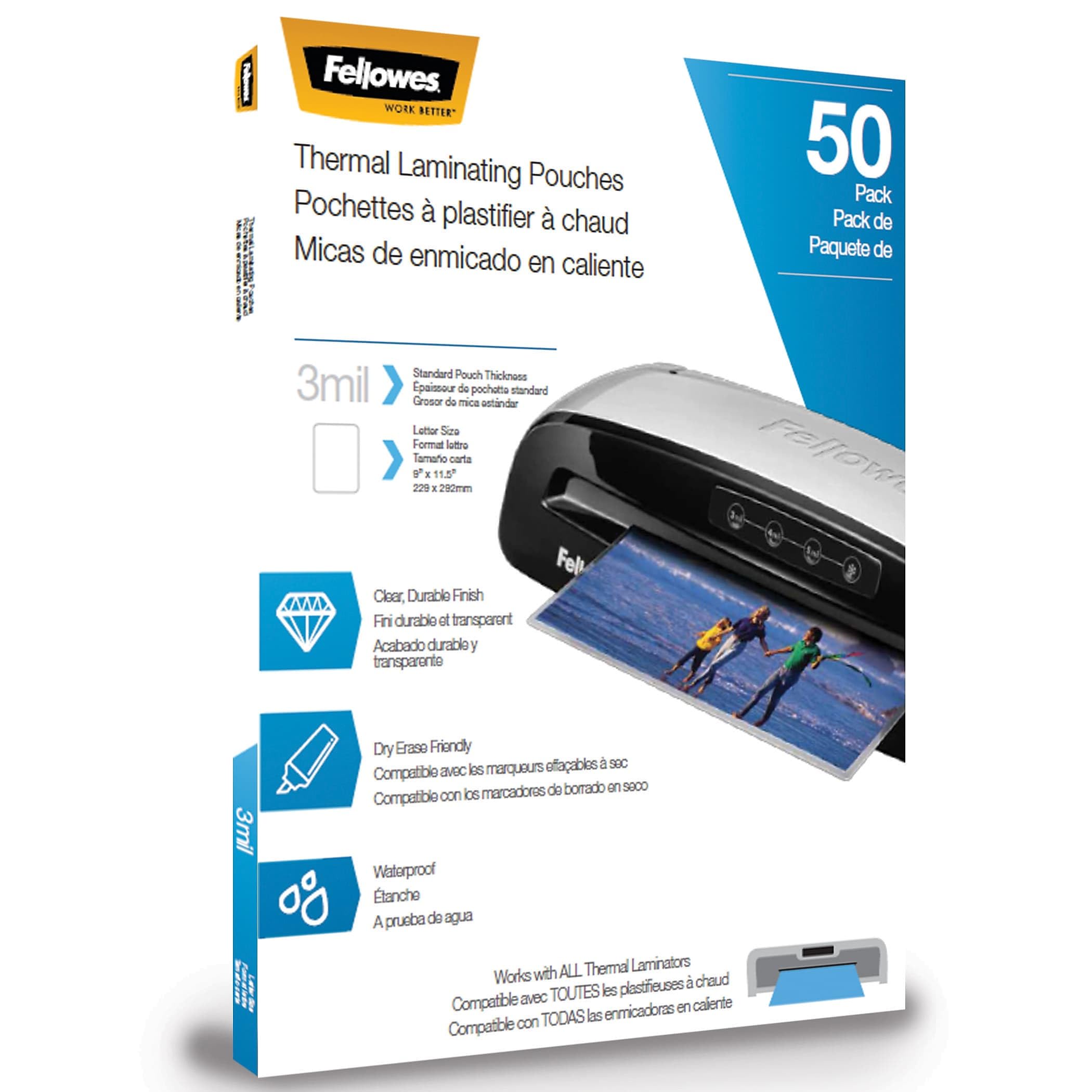 Amazon.com : FEL5744301 - Fellowes Thermal Laminating Pouches