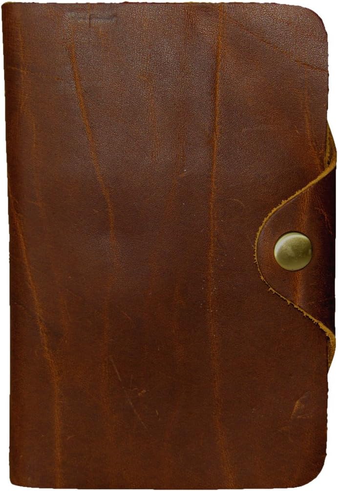 Levelive Men's Vintage Genuine Cowhide Leather Handmade Bifold Wallet LL002