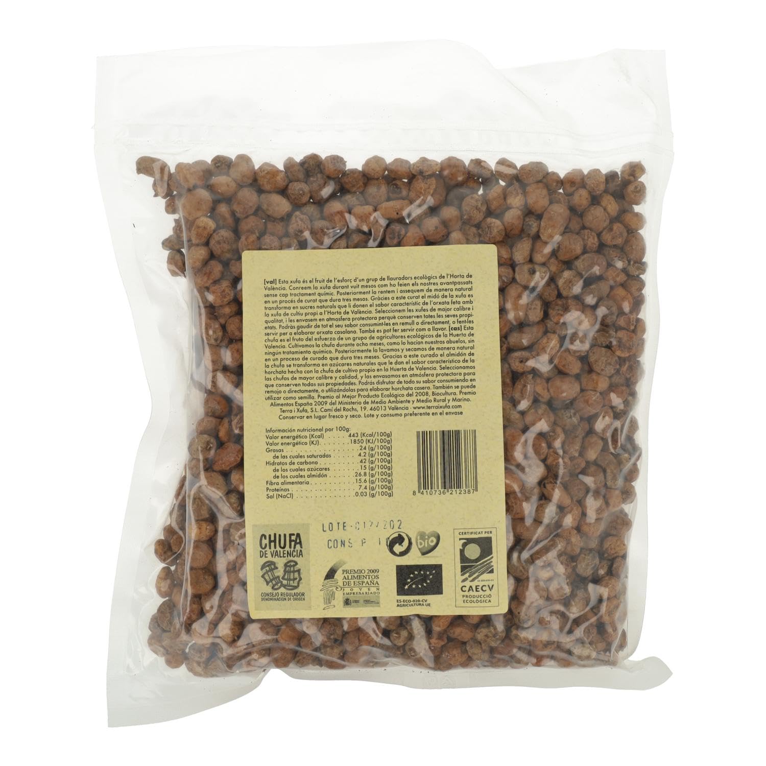 Chufa Valenciana Terra i Xufa 1 kg - Ideal para Horchata Casera