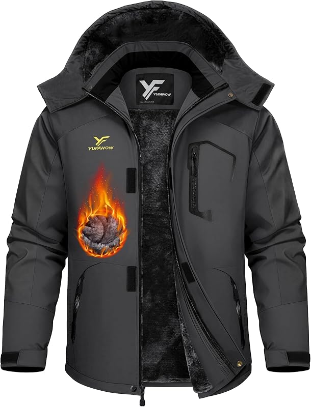 campera de esquí para hombre, impermeable, cálida, campera de snowboard, abrigo de invierno aislado para exteriores, clima frío, deportes, trabajo