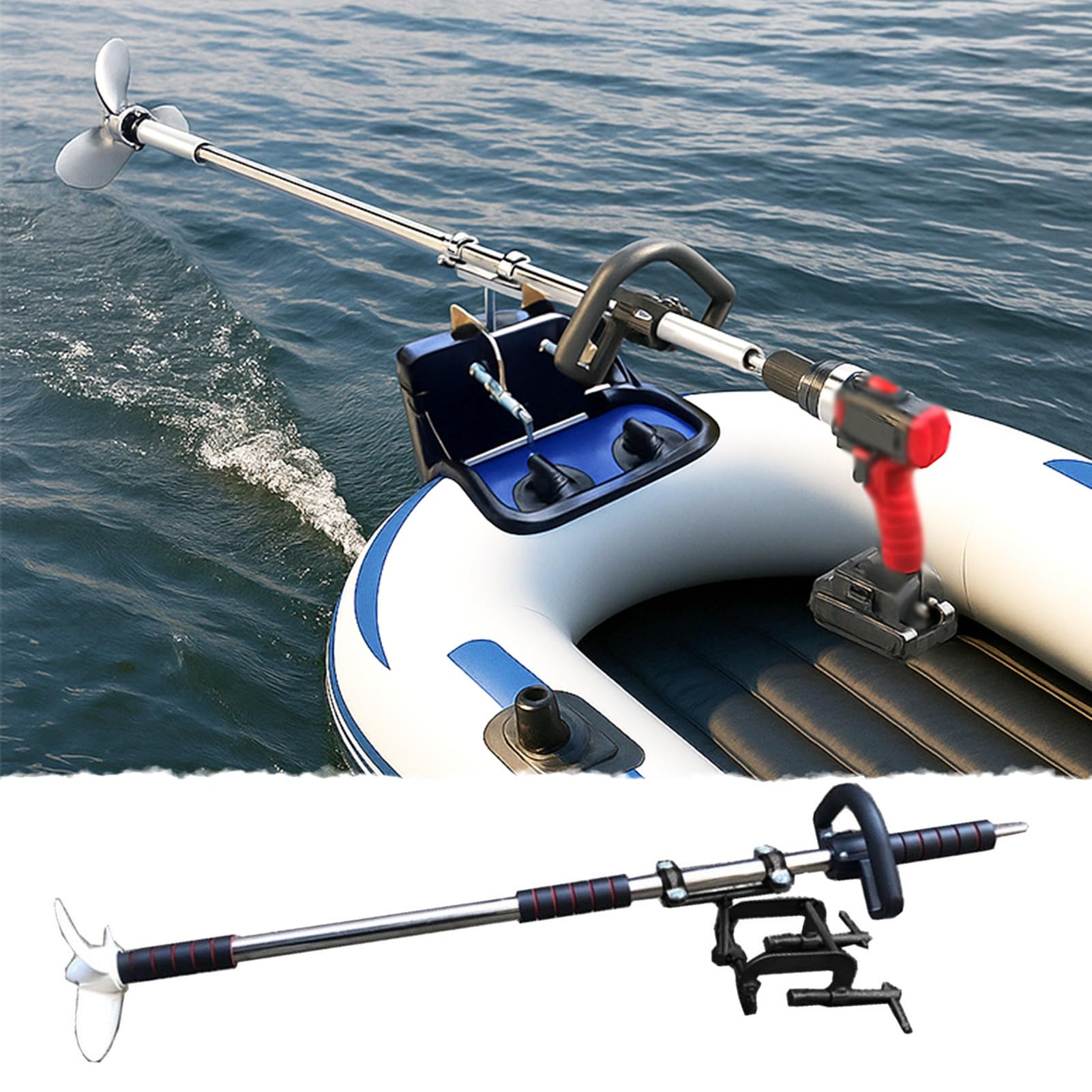 Moteur de pêche sous-marin sans fil pour kayak de loisir