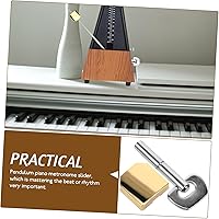 Vista 9 de Vaguelly Perilla de repuesto de péndulo de metrónomo para piezas de instrumentos musicales