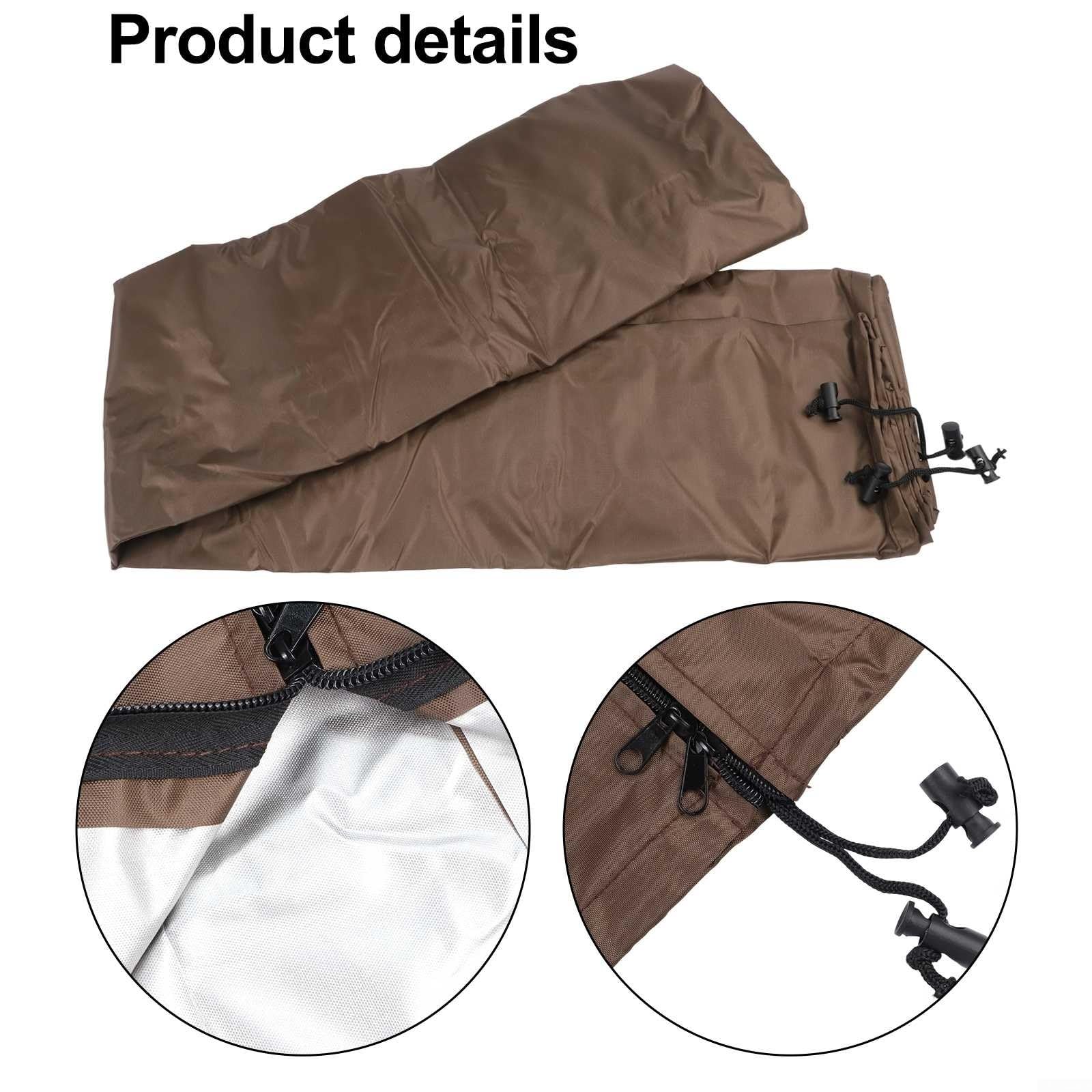 HpLive Funda para soporte de TV, funda protectora para carrito de televisión, resistente a la intemperie, tela Oxford 210D, con hebillas y correa ajustable, 168 x 117 x 51 cm, para 45-60 pulgadas