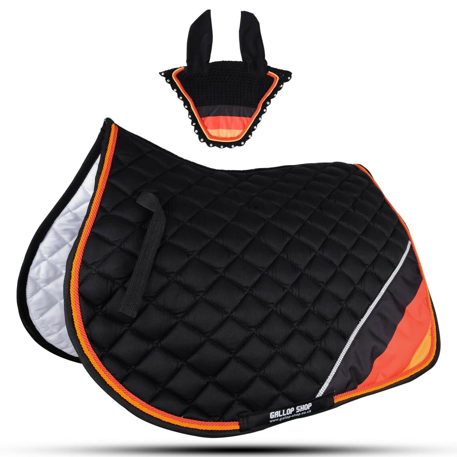 Patriot Series Horse Saddle Pad / National Flag Saddle Pad Set / Numnah Cloth (Germany, Full)
