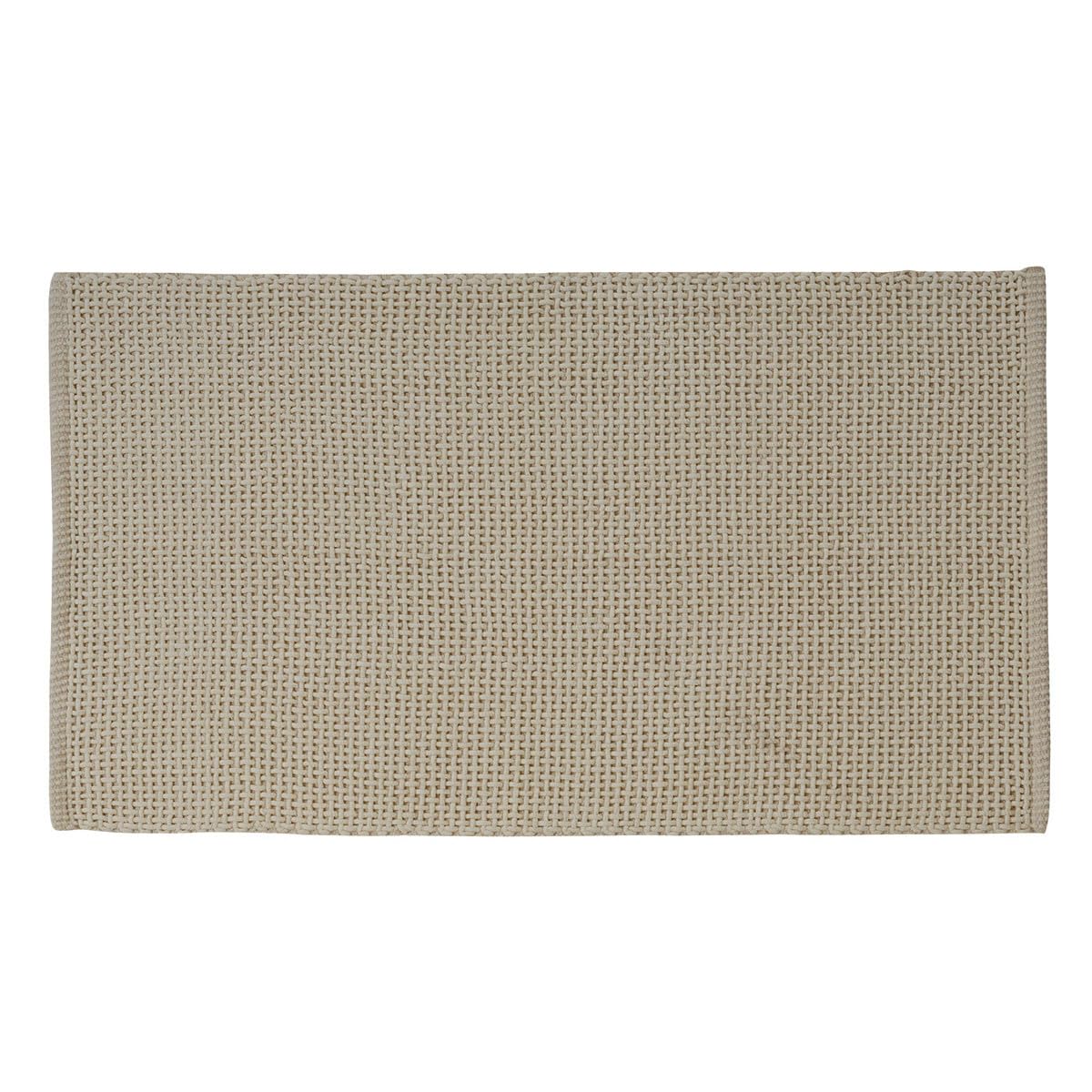 Descente de lit TRECCIA ficelle 50x80 cm pour un réveil doux et chaleureux