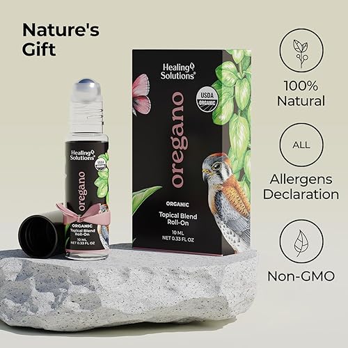 Miniatura 5 de Healing Solutions Paquete de 2 unidades de perfume y cuidado de la piel con aceite esencial de orégano orgánico certificado por la USDA
