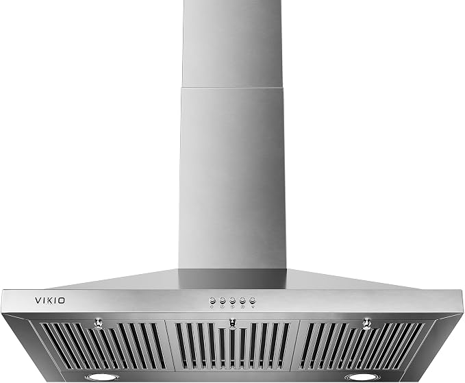 VIKIO HOME 36 inch Wall Mount Range Hood 580 CFM,