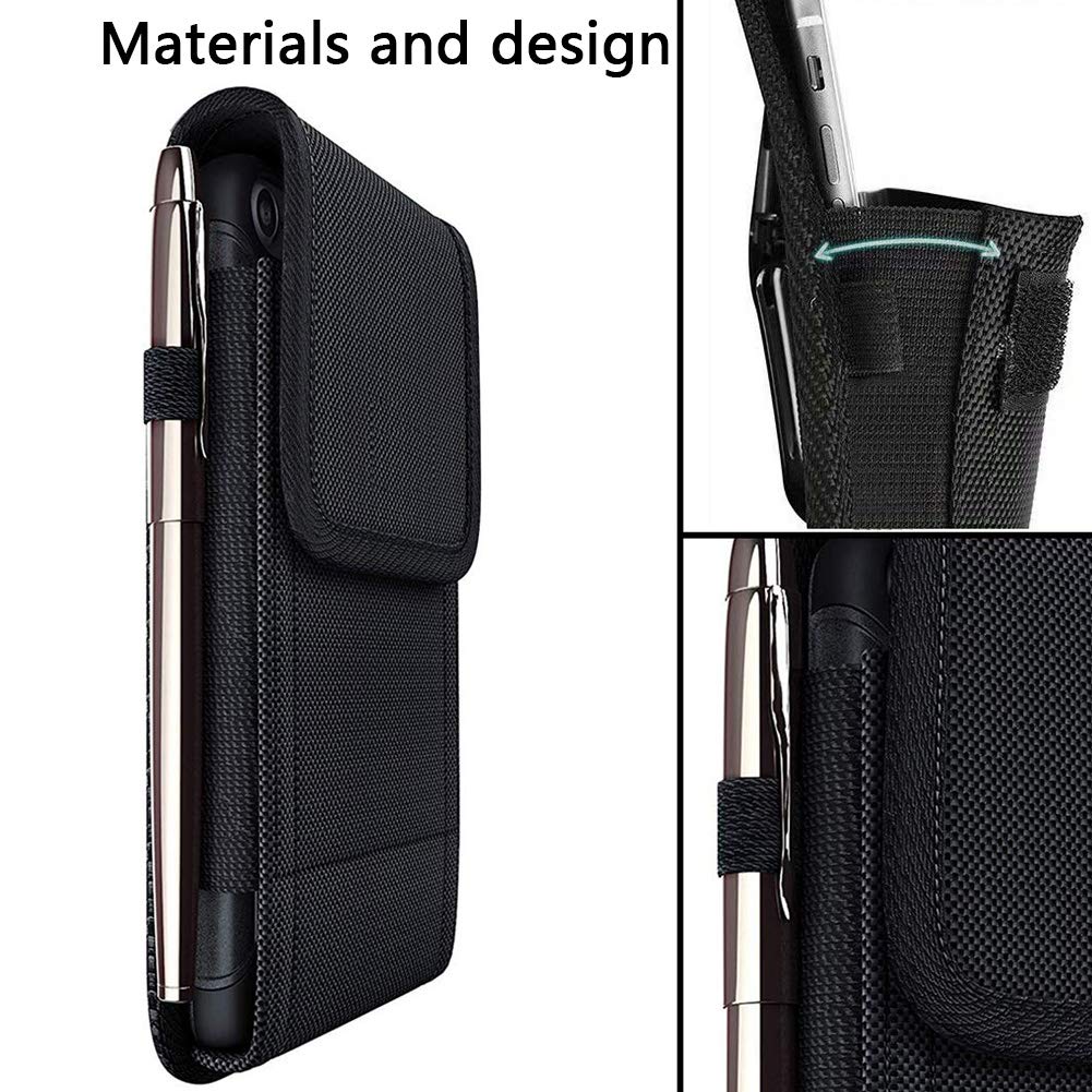 Trend & Style Custodia Per Cellulare Con Moschettone E Cerniera - Motivo Re E Corone - Poliestere