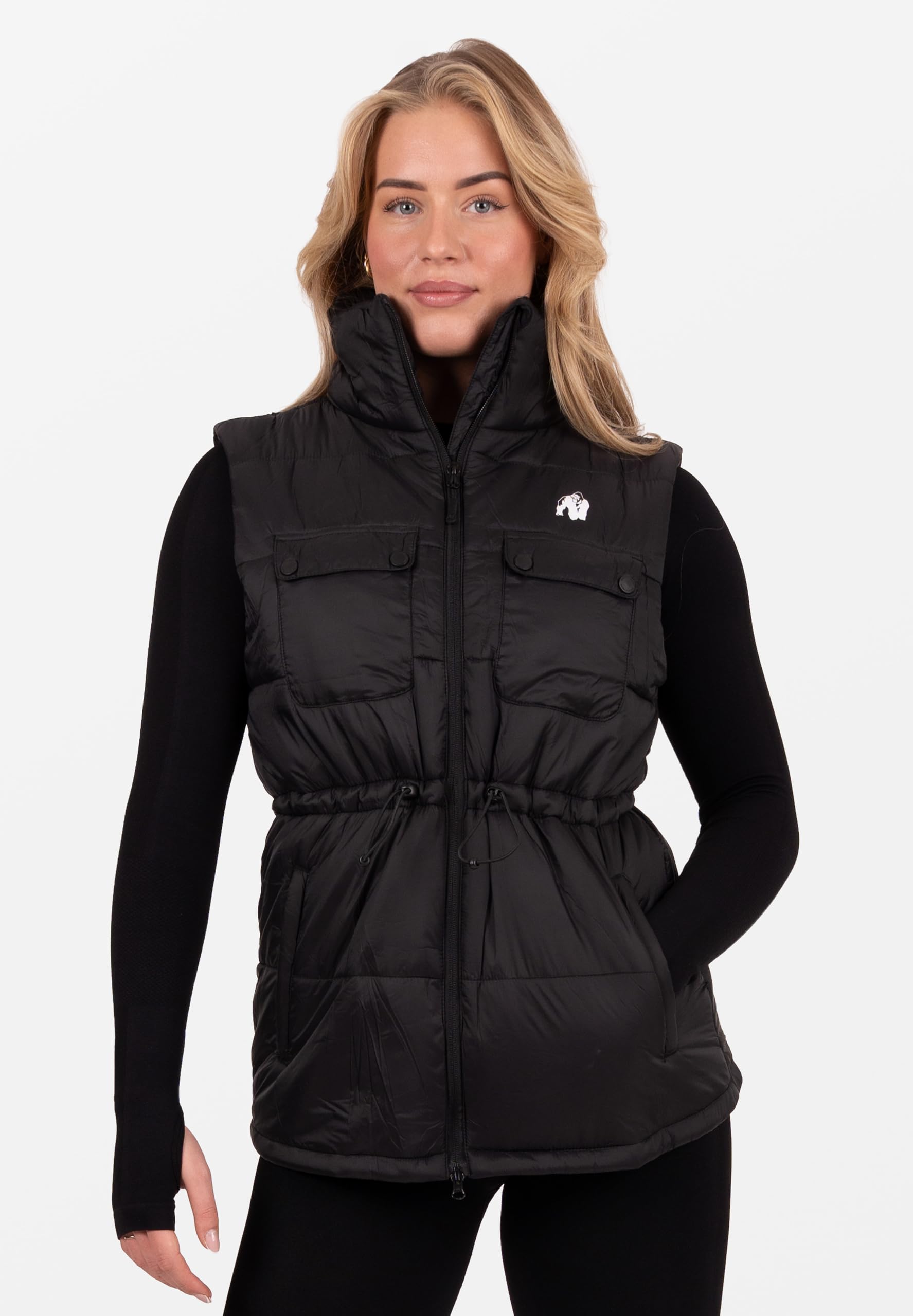 GORILLA WEAR Lucia Puffer Jacket Gilet Donna
