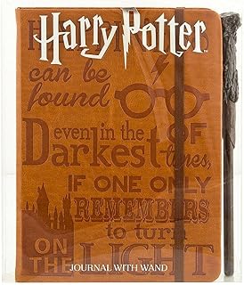 Harry Potter Faux Leather Journal w/ Wand Pen