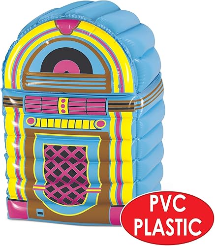 Miniatura 3 de Beistle Inflatable Cooler  50's & 80's Party Decorations, Drink Containers, Beverage Cooler, Music Themed Decorations Decades