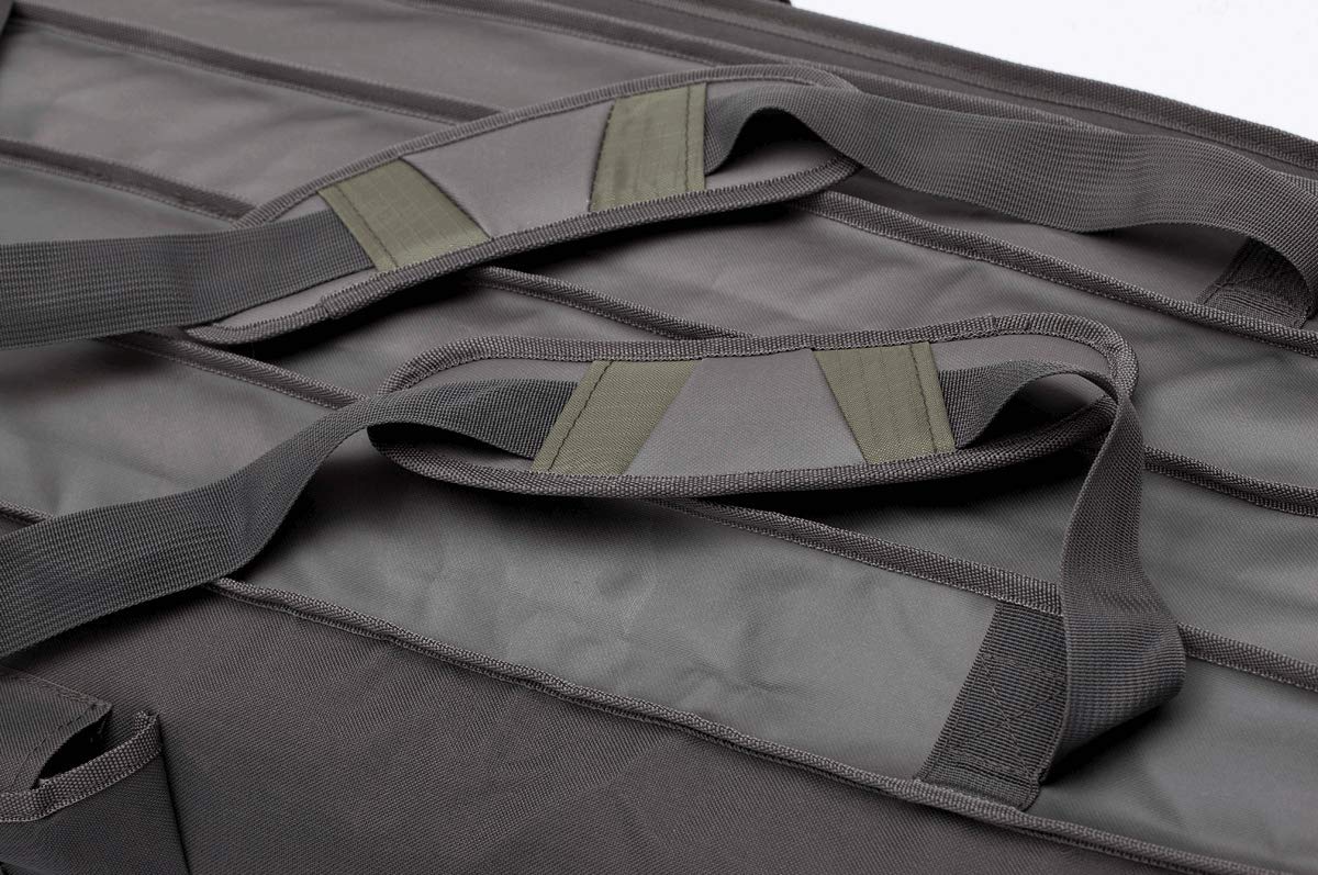 DAM Compartment Rod Bag 4 Fächer 150x38x29cm - Rutentasche zum Ansitzangeln, Angeltasche für Ruten & Angelrollen, Futteral zum Angeln, Transporttasche