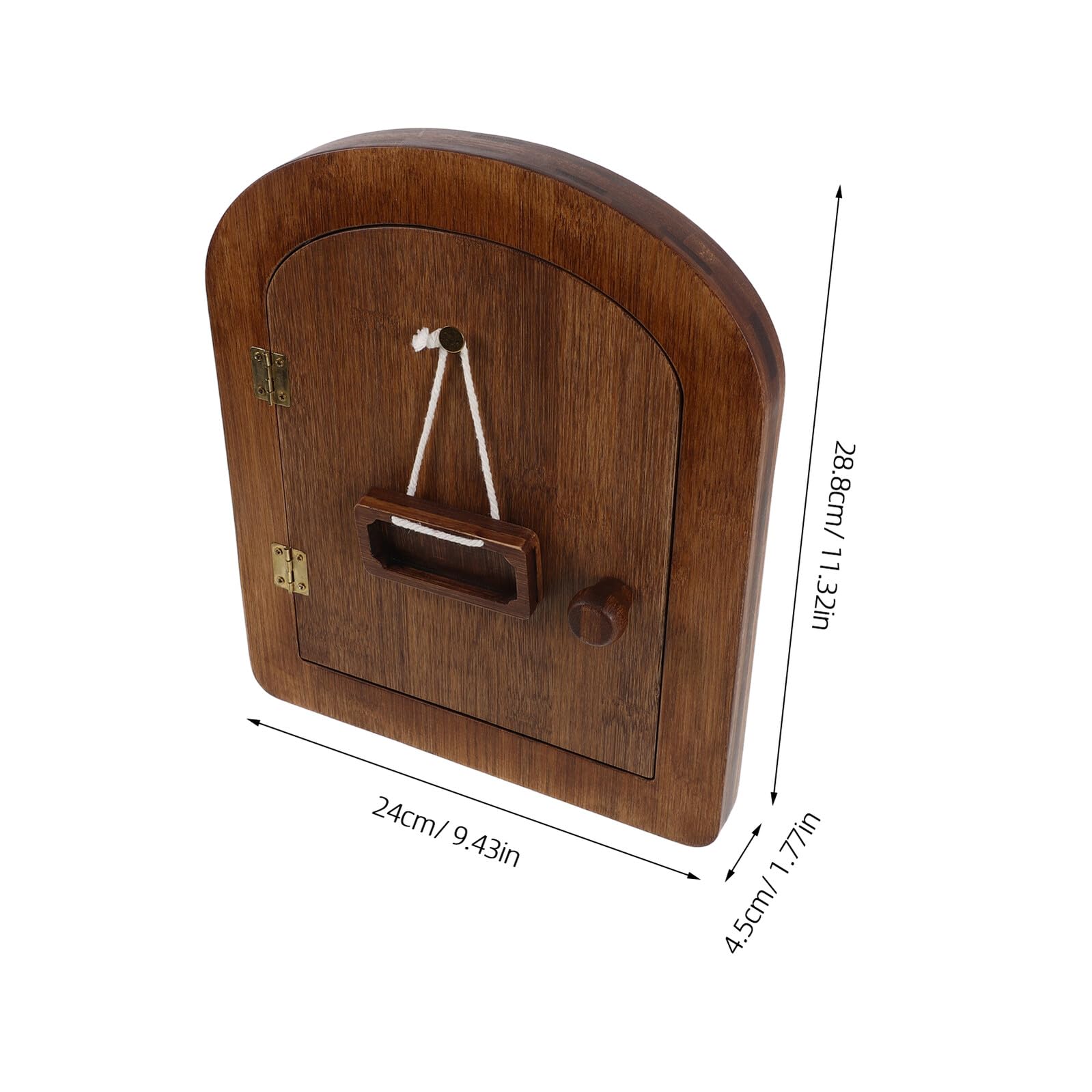 Chatière Intérieure pour Chats et Petits Chiens en Bois Arqué 29x24 Cm | Installation Facile, Usage Intérieur, Solution Polyvalente pour Chiots et Petits Animaux, Ouverture Pratique