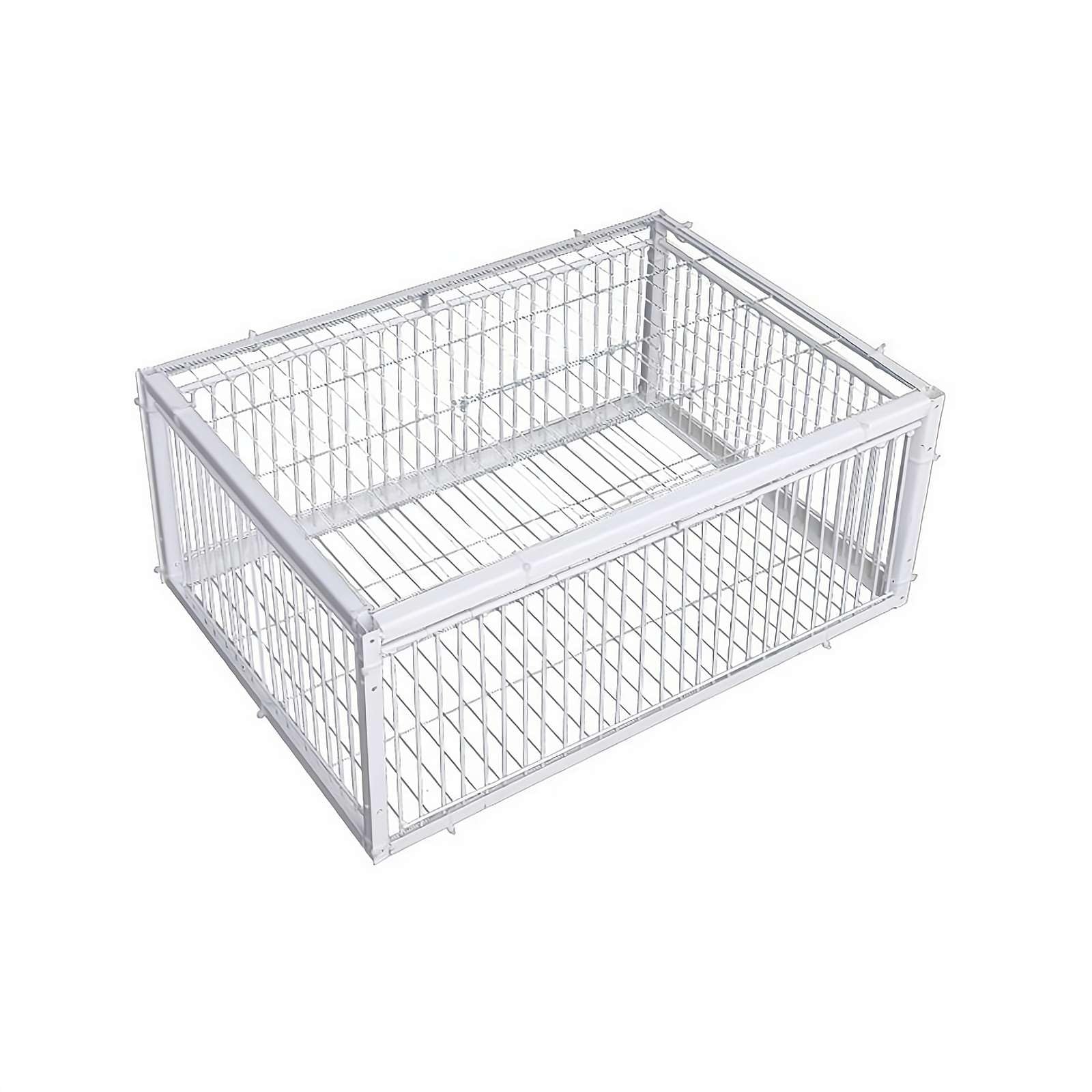 Jaula trampa para palomas, entrada unidireccional, portátil, fácil montaje, jaula de hierro resistente al óxido para palomas y pájaros, diseño a prueba de escapes, ideal para control de aves