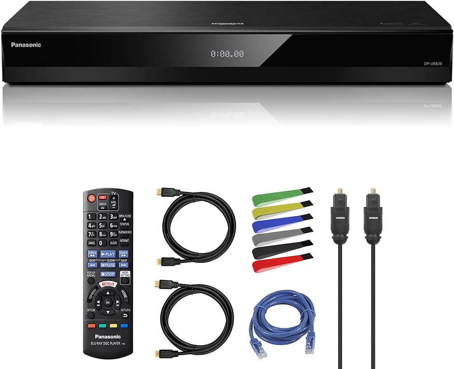 Amazon.com: Panasonic DP-UB820-K 4K UHD Blu-ray Player With HDR10+ Amazon.com: Panasonic DP-UB820-K 4K UHD Blu-ray Player With HDR10+