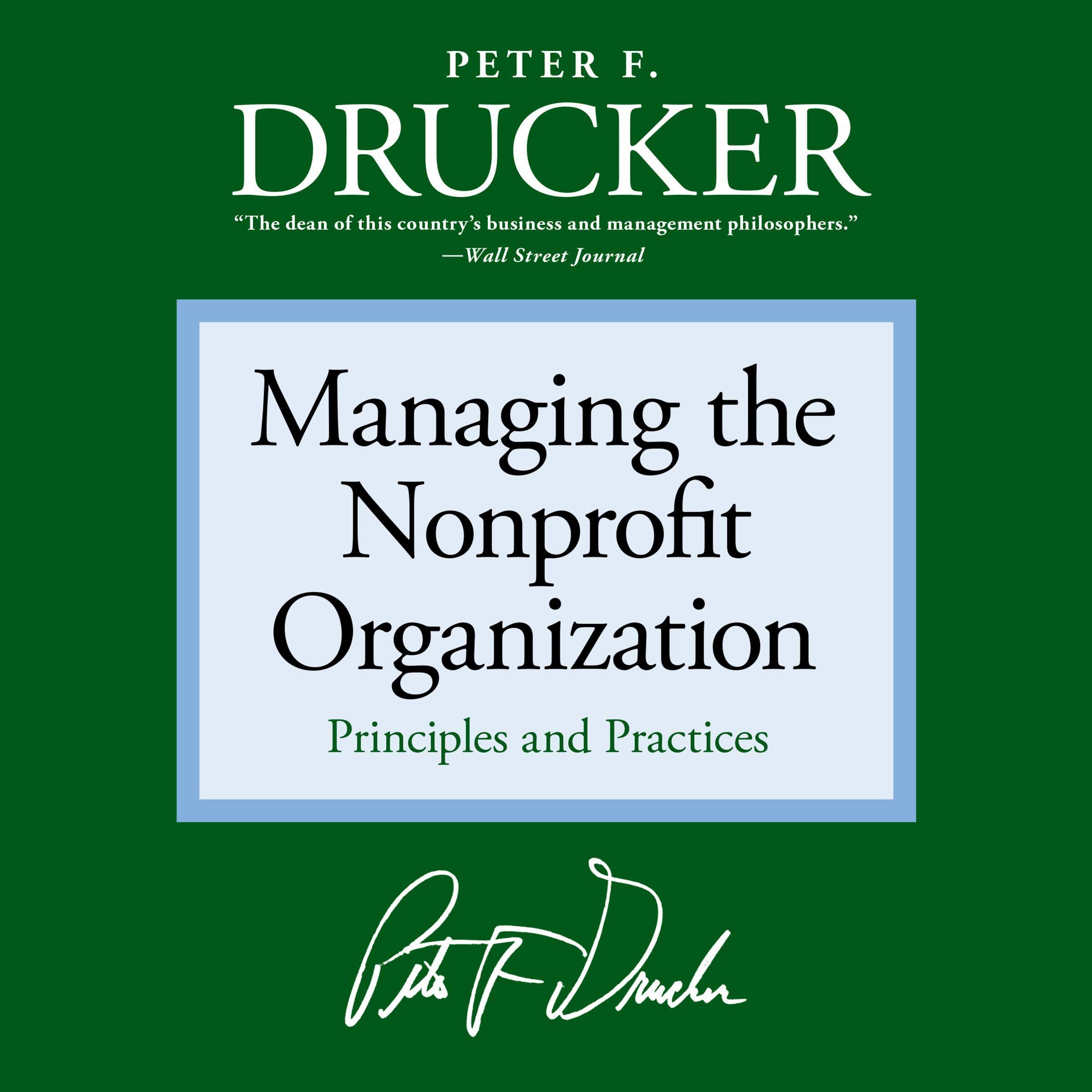 Cover art for Managing the Nonprofit Organization