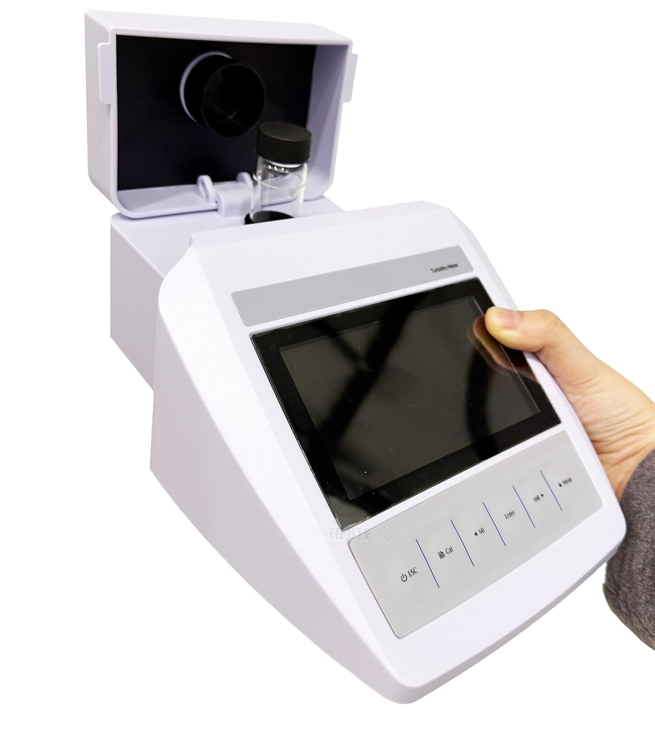 Benchtop Multiparameter Turbidity Meter Lab Turbidity Tester With TSS Measurement Mode 4pcs Calibration Solution ISO 7027 Nephelometric Method (90°) Large Range 0~2000NTU/FNU 0~500EBC 0~9999ASBC