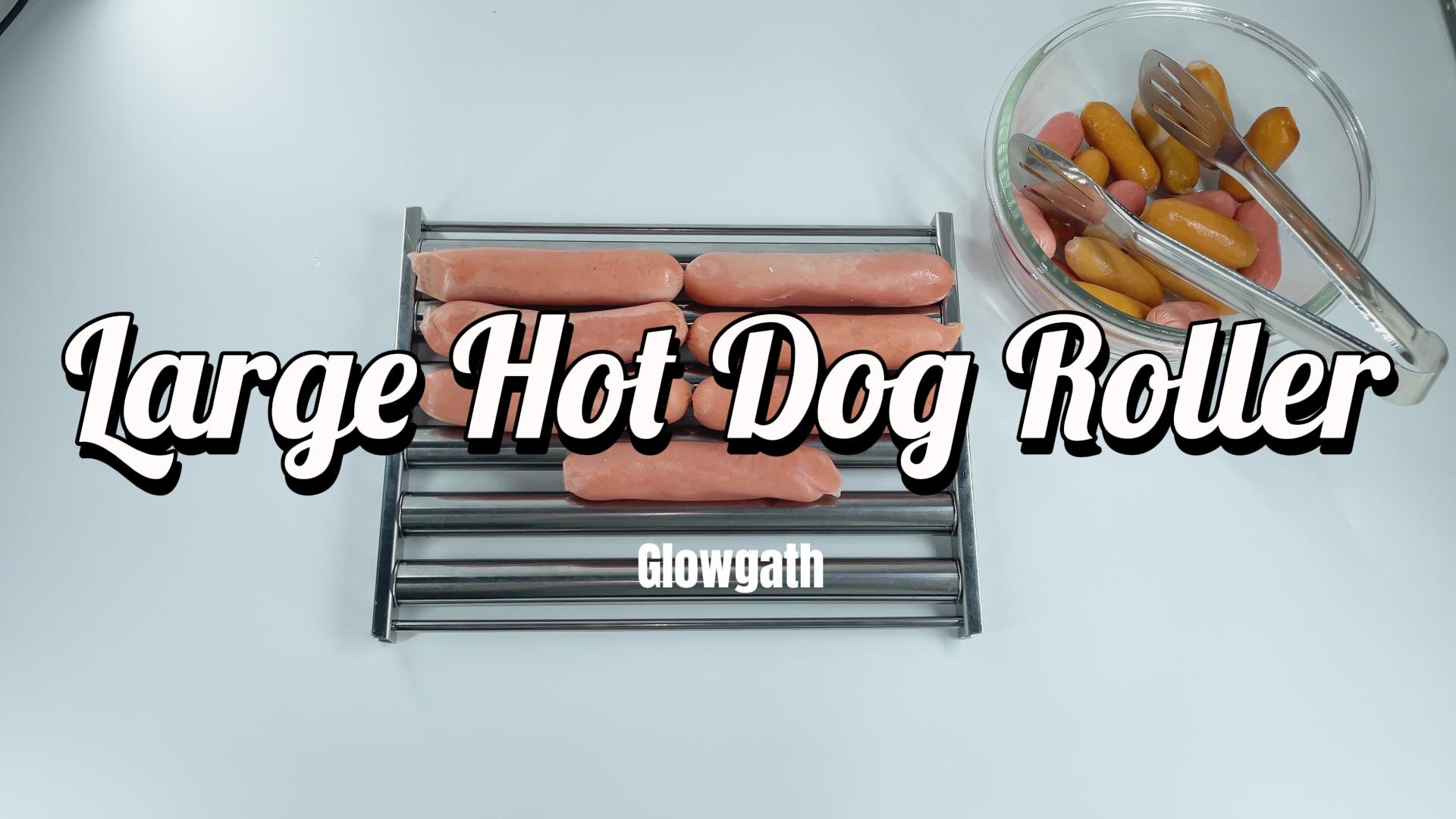 Rodillo para Hot Dogs de Acero y Madera 9.5 pulg miniatura 7