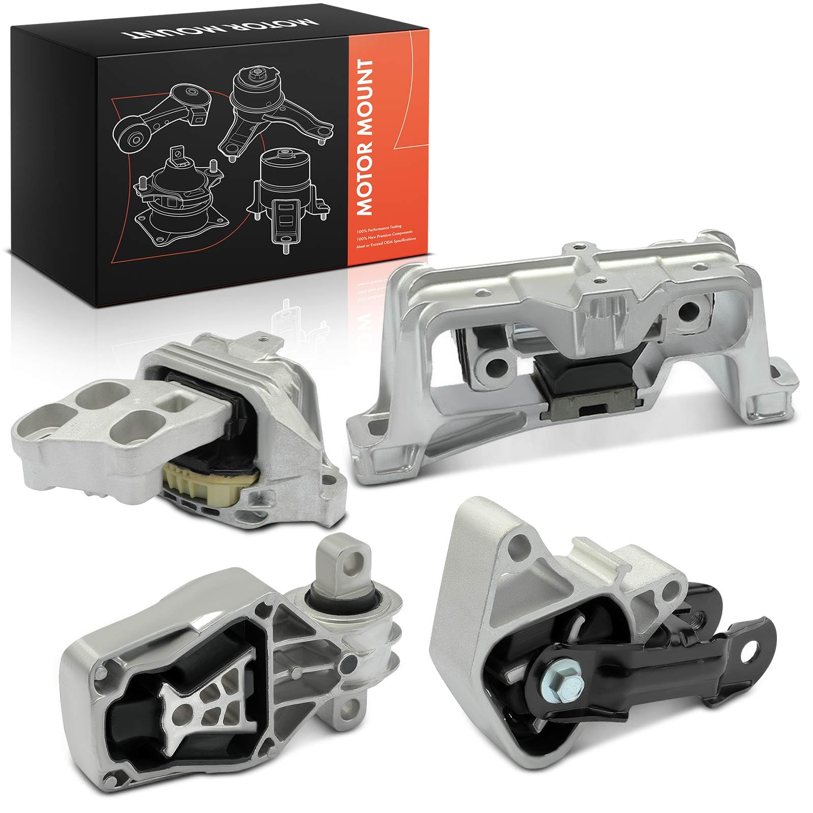 Frankberg 3 supporti motore + 1 supporto cambio anteriore 2462401209 | Compatibile con: Classe A W176, CLA Shooting Brake X117, CLA Coupé C117, Classe B W242 W246, Classe GLA X156