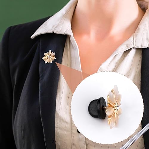 Miniatura 6 de 100 piezas de pasador de goma de PVC, parte trasera de solapa de embrague de mariposa, soportes de seguridad de repuesto para broche, insignia