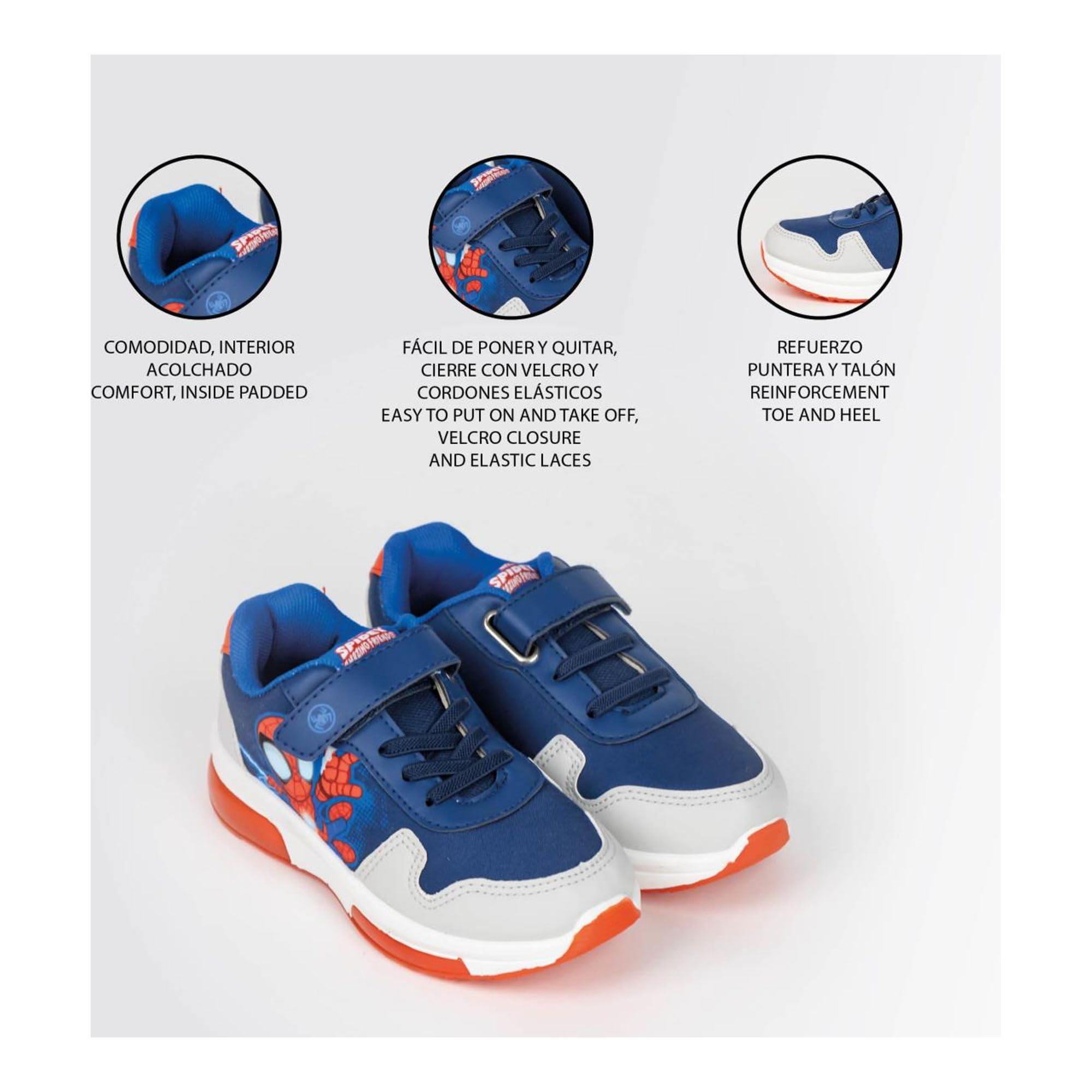 CERDÁ LIFE'S LITTLE MOMENTS Scarpe da Ginnastica per Bambini Spidey SneakerBambini e Ragazzi