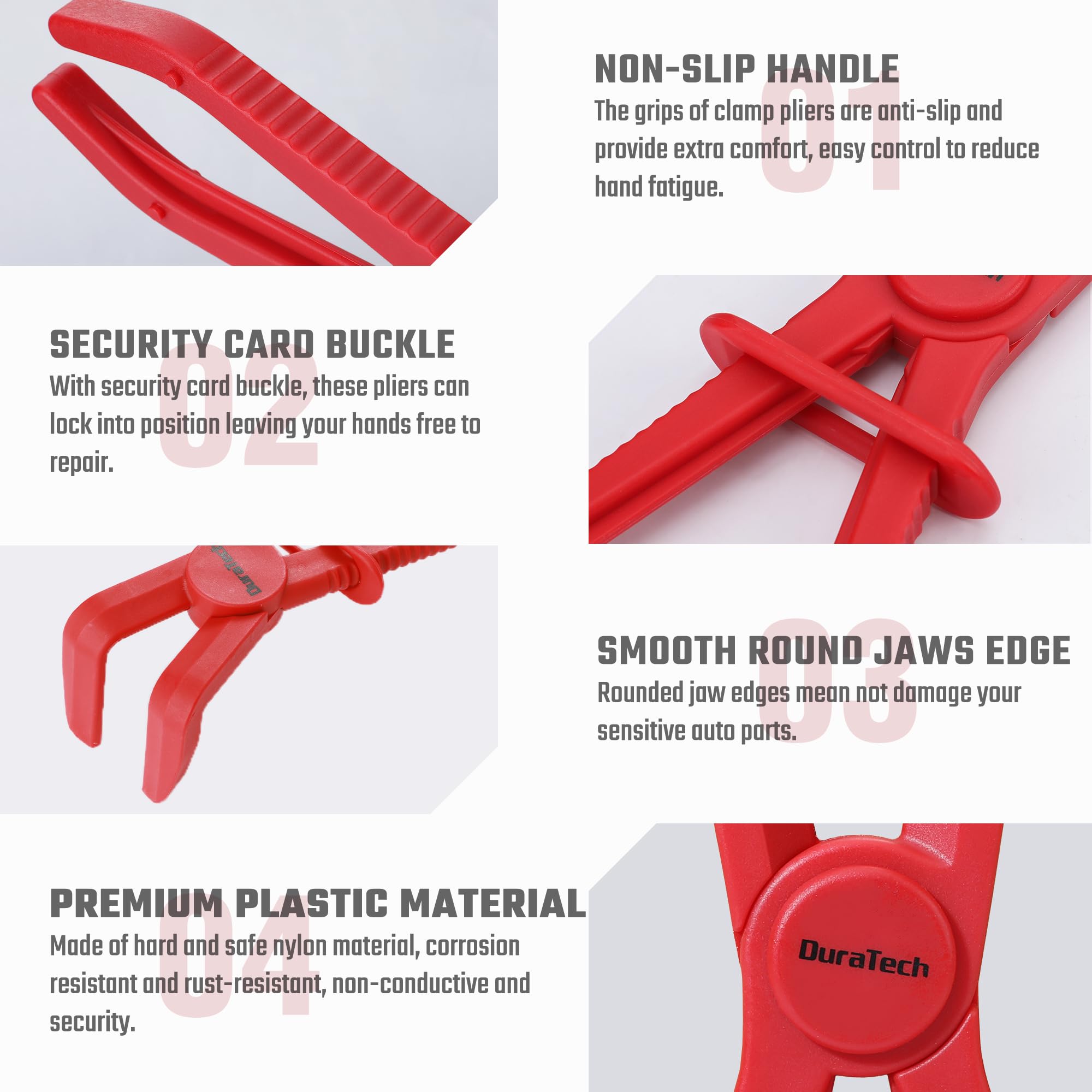 Snapklik.com : 3-Piece Hose Pinch Clamp Pliers, 90 Angled Hose Pinch ...