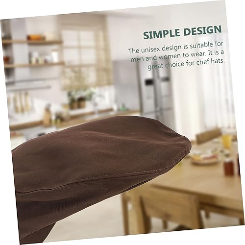 Miniatura 7 de SHOWERORO Chef Hat Beret for Men Kids Food Cap for Men Classic Waiter Hat Baker Beanie Chef Beanie Food Service