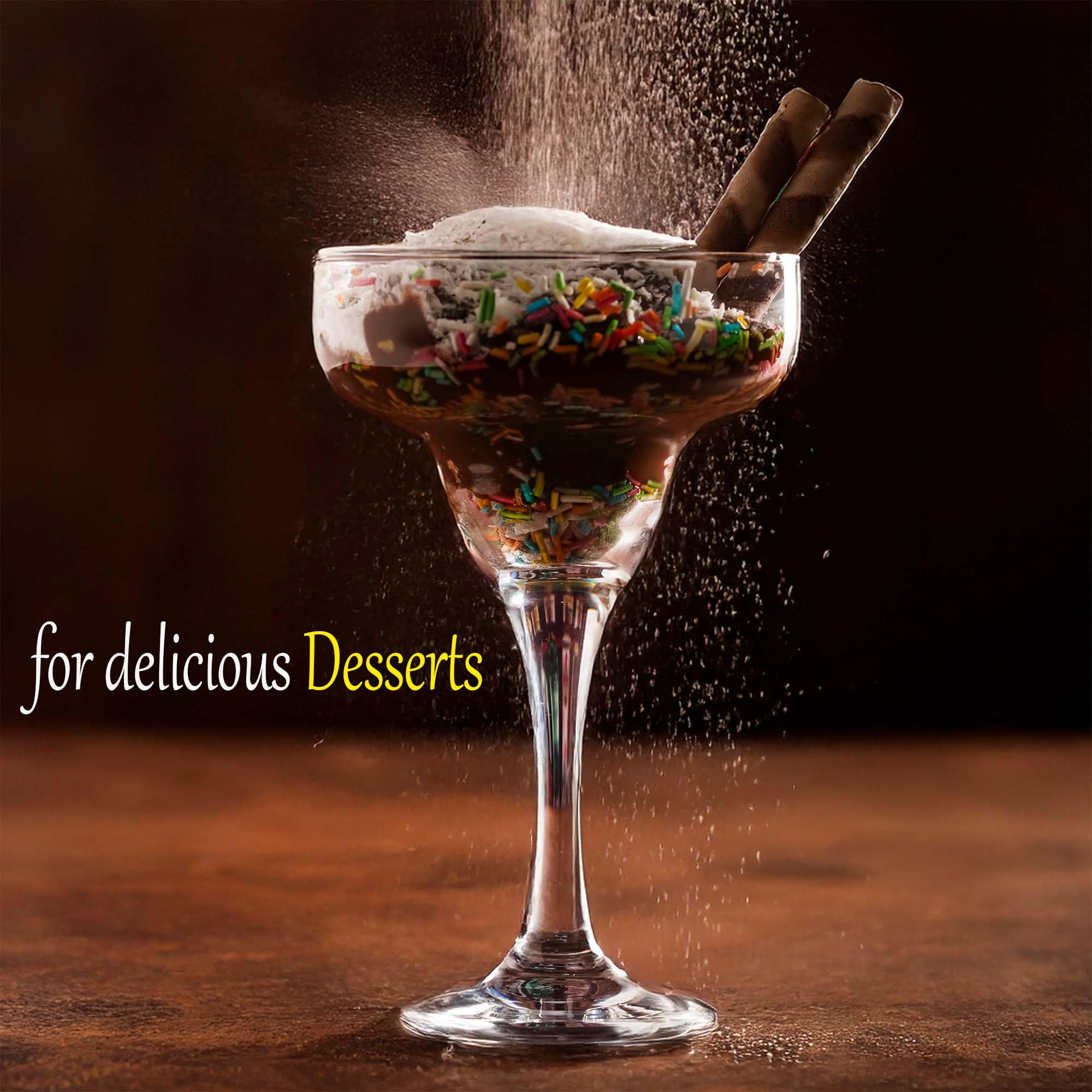 Bicchieri Margarita (300 ml/10,1 oz), Bicchieri da Cocktail, Martini Coupe, Martini Espresso in Cristallo, Cristallo a Stelo Lungo (2 pezzi (300 ml))