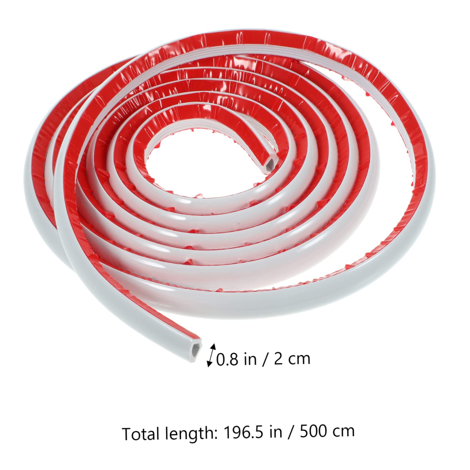 Garneck Self-Adhesive Edge Trim Strip for Bathroom and Kitchen Sealing - Waterproof Caulk Tape for Tubs Sinks and Floors White Decorative Caulk Strip Easy Install 10ft Long