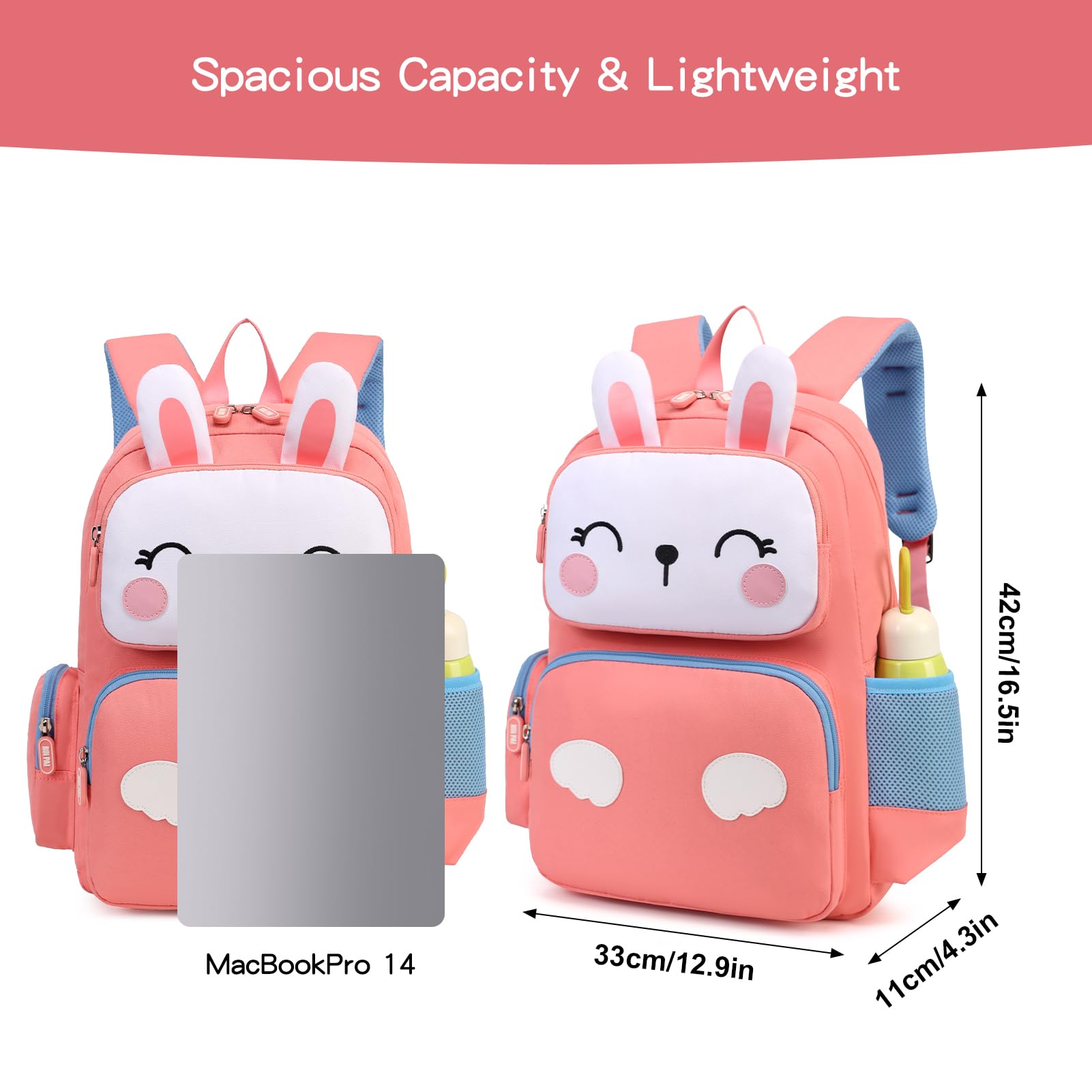 ArcEnCiel Backpack for Kids?Travel Bag for Girls Boys Cute Toddler School Small Lightweight 15 inch Daycare Backpack