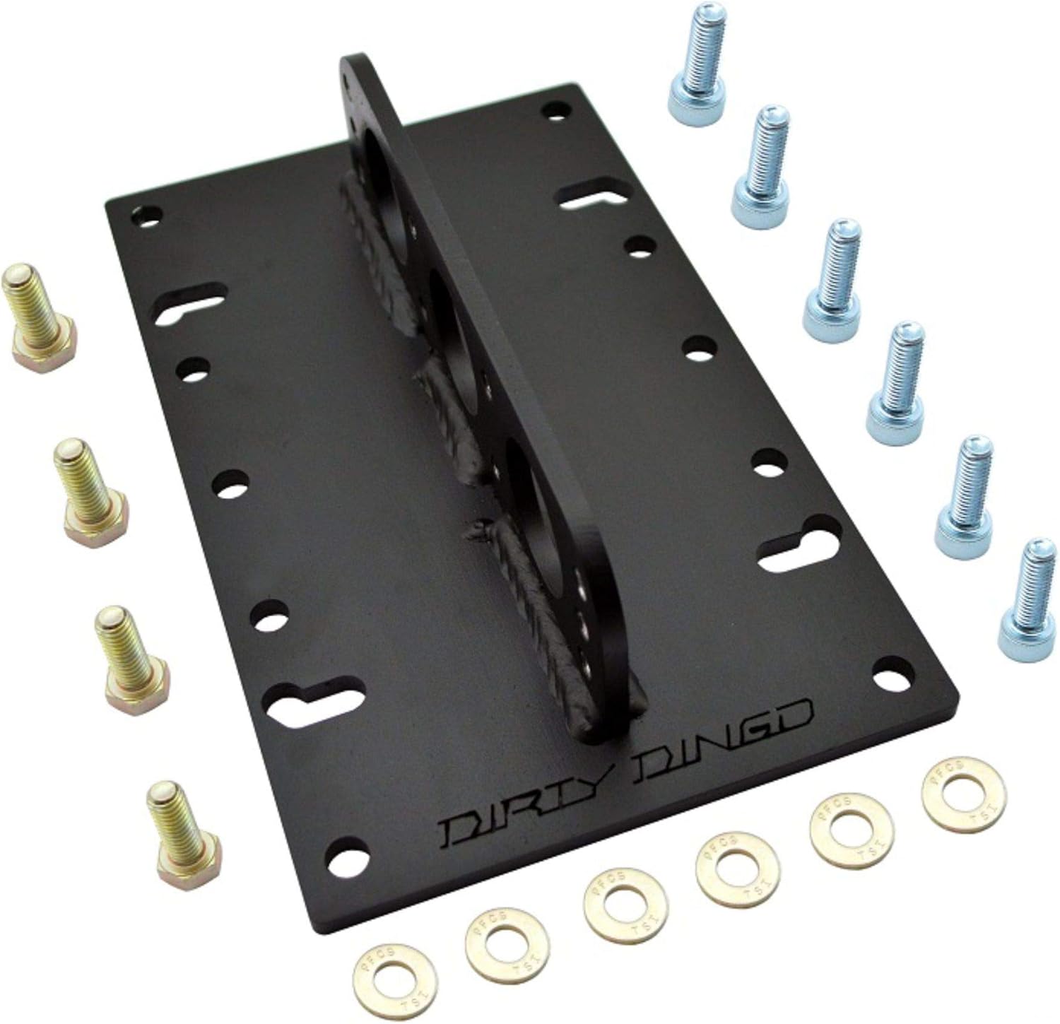 Dirty Dingo LS SBC BBC 2,4 Barrel, Spread Bore, 4150, 4500 Carb Universal Engine Lift Plate-