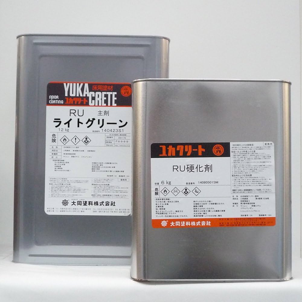 Amazon | ユカクリート RU (各色) 18kgセット 大同塗料 No.22