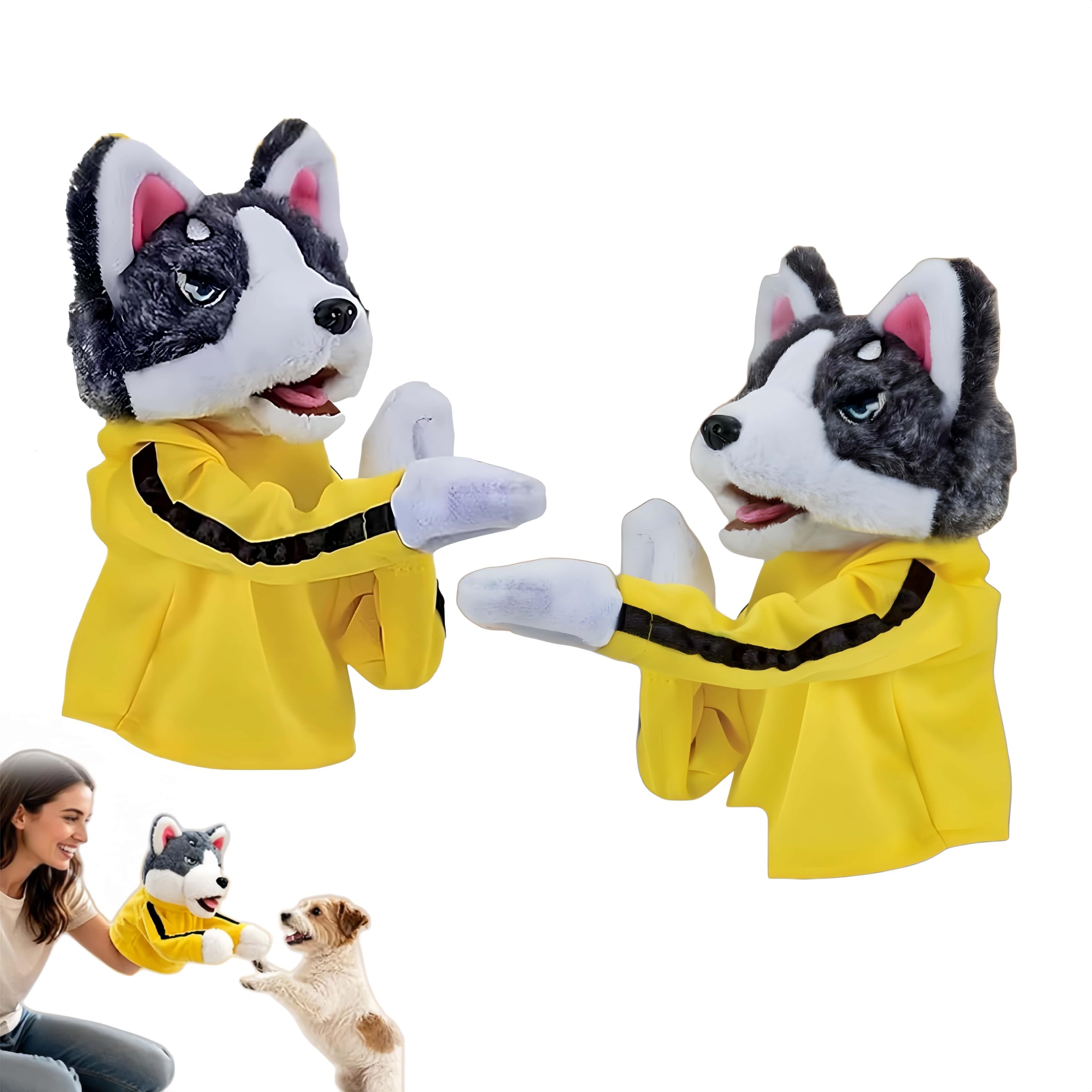 Marionnette Interactive « Punching Puppet », Peluche Amusante (2PCS)