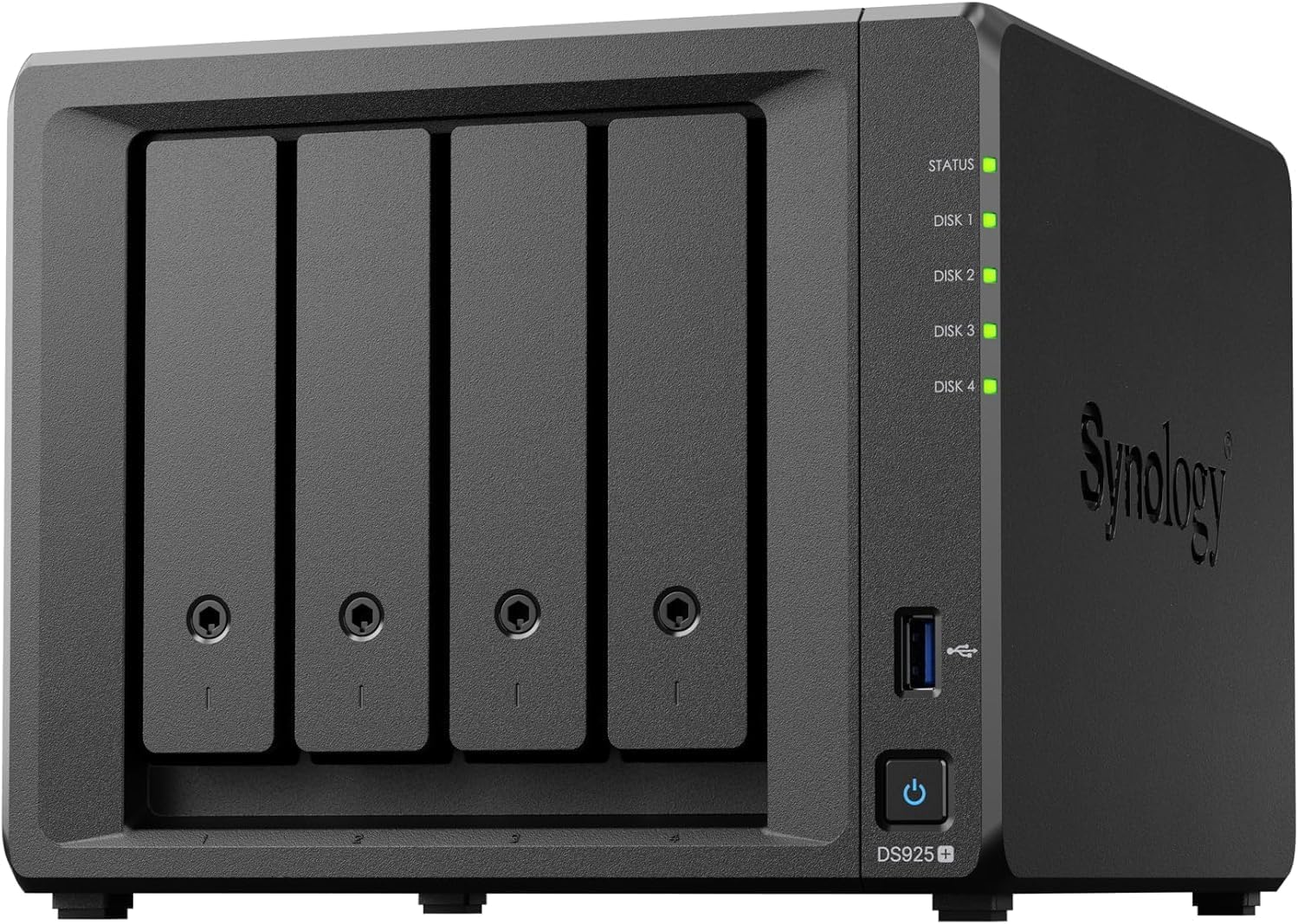 SYNOLOGY DS925+ 4-Bay DiskStation (up to 9-Bay), AMD Ryzen V1500B, 4GB RAM