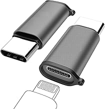 REDWIND Type-C to Lightning Anti-Lost Adapter 8-Pin Female to USB C Male 27W Charge & Data Sync Suitable for iPhone 16/15 ProMax/Pro/Plus iPad Samsung One Plus Google All C Devices(Pack-2 Not Music)