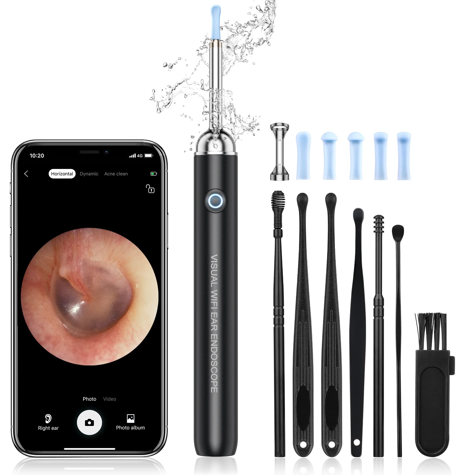 Buy Ear Wax Removal Tool Camera 1080p Visual Earwax Remover Oto