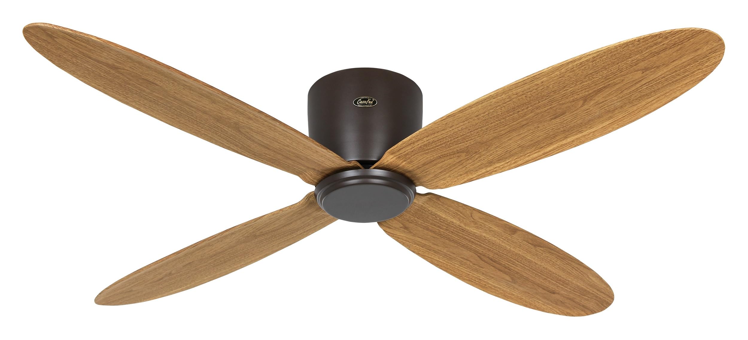 CasaFan Ventilador de techo ECO PLANO II 132 BZ-EN WIFI roble natural