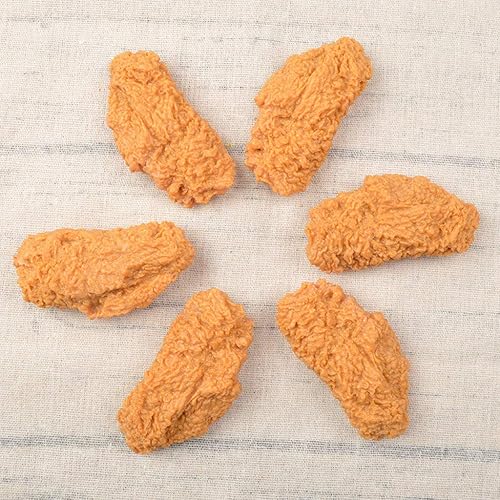 Miniatura 3 de Collar con colgante de pollo frito de BlingGlow con diseño de simulación de pollo frito y adorable joyería de alimentos realista, pierna de pollo