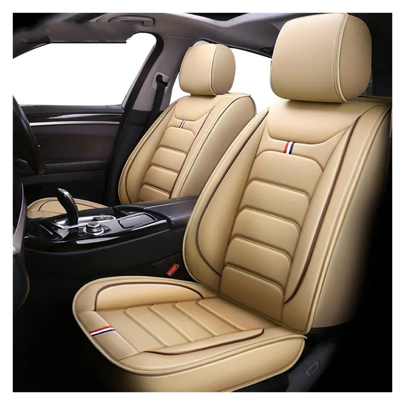 Autositzbezüge Für Foton Tunland Midi GT IM6 IM8 IX5 IX7 F9SUV G9SUV G5 G7 G9 V3 V5 Autositzbezug Autozubehör Innenausstattung (1 Sitz)(Black Red)
